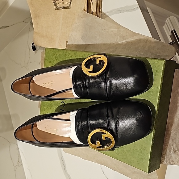 ⭐️EUC⭐️GUCCI Blondie Mid-Heel Pump (Sz 40) - Picture 5 of 14